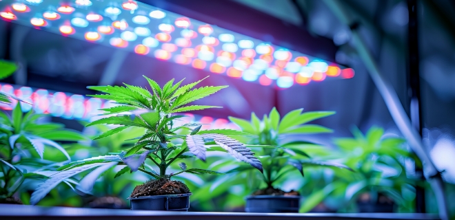 植物を育てるLEDライト